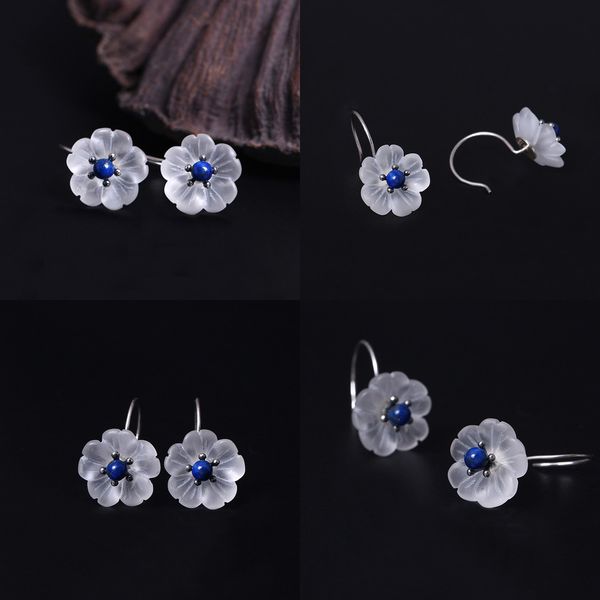 925 silver originality fund temperament plum blossom crystal earrings nation wind set young stone flower ma'am ear hook, Golden
925 silver originality fund temperament plum blossom crystal earrings nation wind set young stone flower ma'am ear hook, Golden