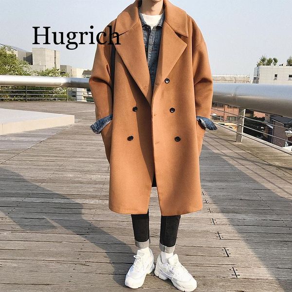 2019 winter men's trench wool blend casual loose cashmere long coats woolen windbreaker outwear cotton-padded clothes overcoat, Black
2019 winter men's trench wool blend casual loose cashmere long coats woolen windbreaker outwear cotton-padded clothes overcoat, Black