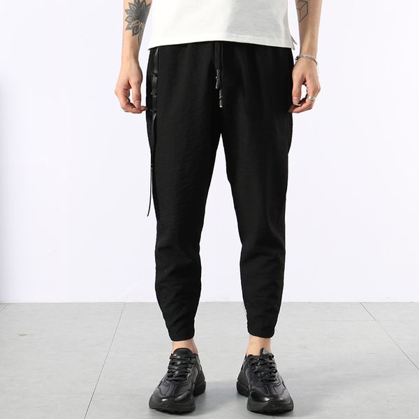 m~3xl new 2019 men's harlan han edition tide nine points feet beam foot leisure cultivate one's morality pants costumes, Black
m~3xl new 2019 men's harlan han edition tide nine points feet beam foot leisure cultivate one's morality pants costumes, Black