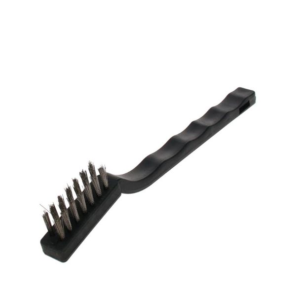 utoolmart 2/3/6pcs stainless steel wire tooth brush black handle 170mm length 12mm width 14mm height handmade metal brushes
utoolmart 2/3/6pcs stainless steel wire tooth brush black handle 170mm length 12mm width 14mm height handmade metal brushes
