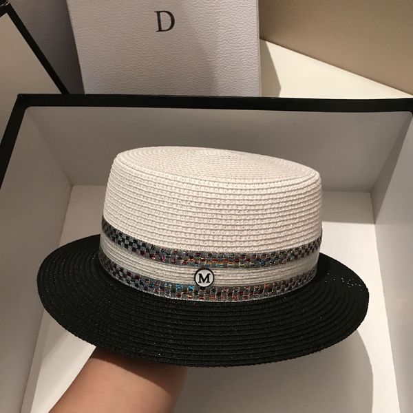 2019 small edge letter black and white sun straw sun color straw white hat female vacation sunshade hat, Blue;gray
2019 small edge letter black and white sun straw sun color straw white hat female vacation sunshade hat, Blue;gray