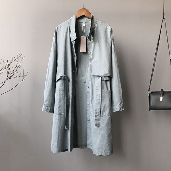 autumn 2019 new korean version of long waistband windbreaker in large-size women's wear with shoulder sleeves, Tan;black
autumn 2019 new korean version of long waistband windbreaker in large-size women's wear with shoulder sleeves, Tan;black