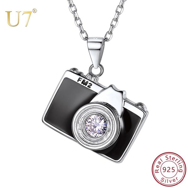 u7 925 sterling silver camera black enamel cz pendant necklace for women bridesmaid pgrapher gift new fashion design
u7 925 sterling silver camera black enamel cz pendant necklace for women bridesmaid pgrapher gift new fashion design