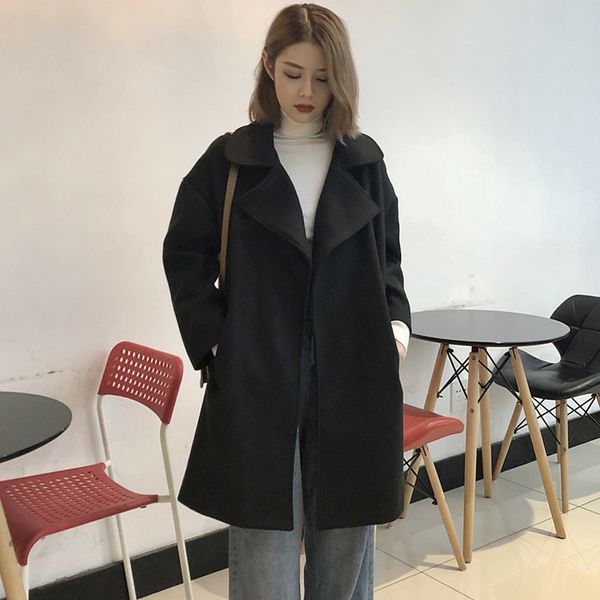 mazefeng winter women casual overcoats tailored collar ladies solid trench coat long style female vintage streetwear outwear, Tan;black
mazefeng winter women casual overcoats tailored collar ladies solid trench coat long style female vintage streetwear outwear, Tan;black
