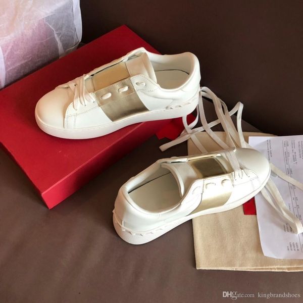 luxury design classical style white gold lovers sport shoes fashionable classic casual shoes comfortable men women shoes, Black
luxury design classical style white gold lovers sport shoes fashionable classic casual shoes comfortable men women shoes, Black