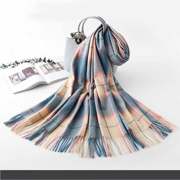 новый зимний шарф женщины толстые теплые шали и обертывания большие мягкие шейные платки кашемировое одеяло шарфы леди пашмина echarpe, Blue;gray
новый зимний шарф женщины толстые теплые шали и обертывания большие мягкие шейные платки кашемировое одеяло шарфы леди пашмина echarpe, Blue;gray