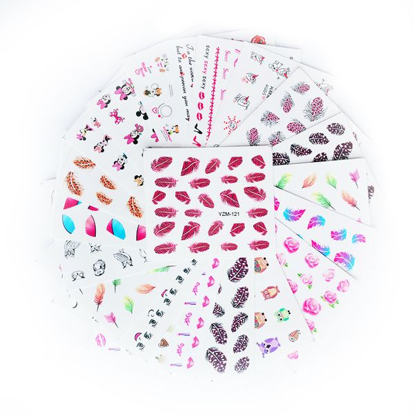 5pcs water transfer nail art sticker set black lace flower leaf cartoon lips decal slider wraps tips decor diy manicure new
5pcs water transfer nail art sticker set black lace flower leaf cartoon lips decal slider wraps tips decor diy manicure new