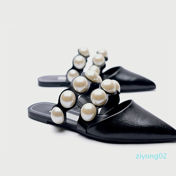 monmoira pointed toe pearl women sandals summer women slippers slip on flat sandals sandalias mujer sandale femme 02z, Black
monmoira pointed toe pearl women sandals summer women slippers slip on flat sandals sandalias mujer sandale femme 02z, Black