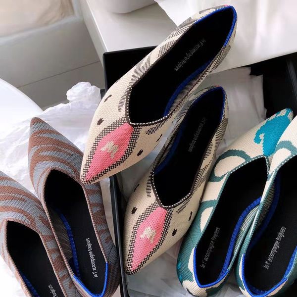 women flats pointed toe autumn spring stretch knitted moccasins breathable cozy work shoes fashion ladies flats driving loafers, Black
women flats pointed toe autumn spring stretch knitted moccasins breathable cozy work shoes fashion ladies flats driving loafers, Black