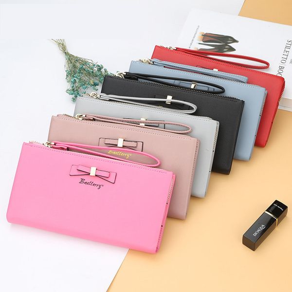 dikedaku baellerry fashion wallet women pu leather purse lady long handbag zipper new korean version bow wallet big bill clip, Red;black
dikedaku baellerry fashion wallet women pu leather purse lady long handbag zipper new korean version bow wallet big bill clip, Red;black