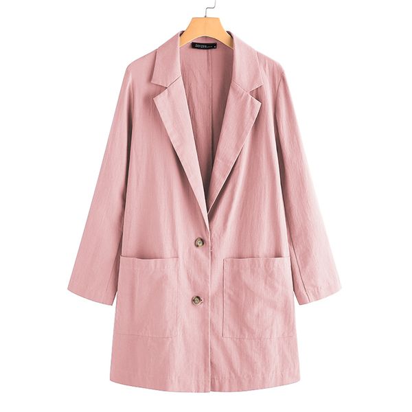 casual cotton coats women's blazers 2020 zanzea fashion long sleeve single button outwears female solid blazer plus size, White;black
casual cotton coats women's blazers 2020 zanzea fashion long sleeve single button outwears female solid blazer plus size, White;black