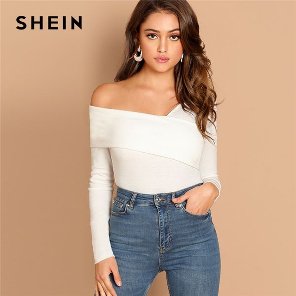 white asymmetrical neck solid tee rib-knit slim fit party casual pullover long sleeve shirt autumn women tshirt top
white asymmetrical neck solid tee rib-knit slim fit party casual pullover long sleeve shirt autumn women tshirt top