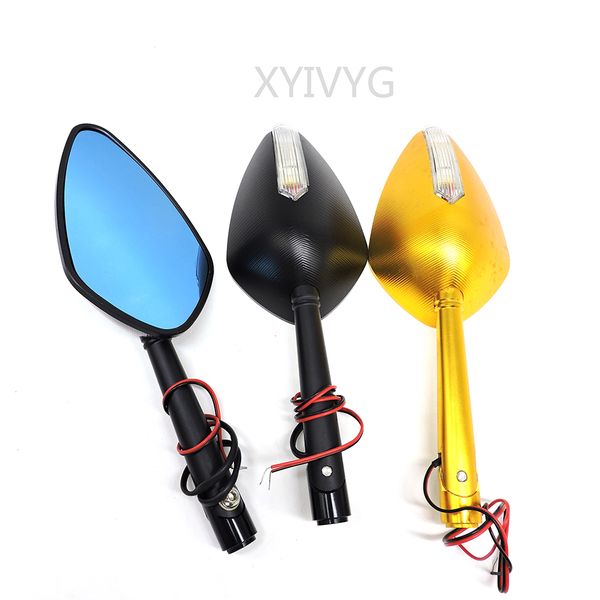 with turn light motorcycle rear view mirror with led turn signals cnc motor motorcycle mirror 8/10mm blue glass gold shell
with turn light motorcycle rear view mirror with led turn signals cnc motor motorcycle mirror 8/10mm blue glass gold shell