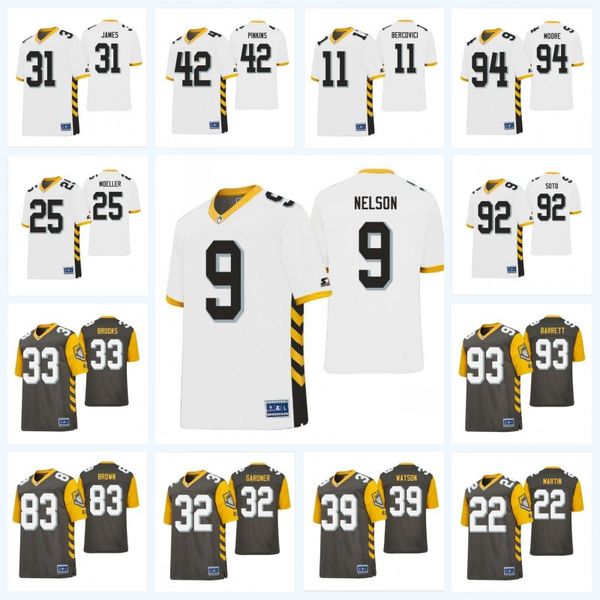 San Diego Fleet 9 Philip Nelson 11 Mike Bercovici 89 Gavin Escobar 98 Gelen Robinson 80 Kyle Lewis Alliance of American Football Jersey