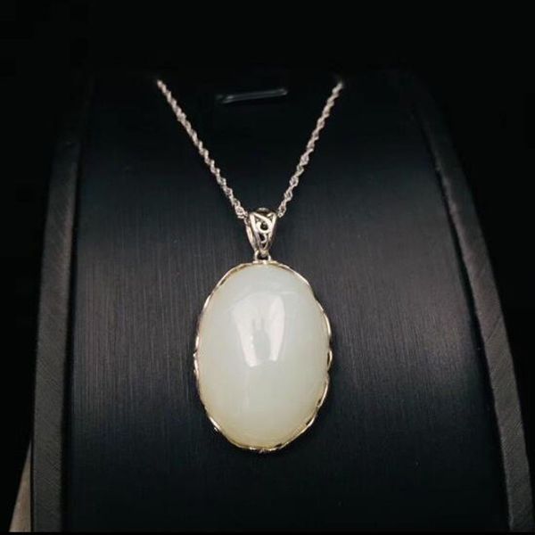 real 925 silver white jasper хотан jade овальный очаровательная мотаться лаки подвеска + цепи ожерелье для мужчин женщин подарки fine jewelr
real 925 silver white jasper хотан jade овальный очаровательная мотаться лаки подвеска + цепи ожерелье для мужчин женщин подарки fine jewelr