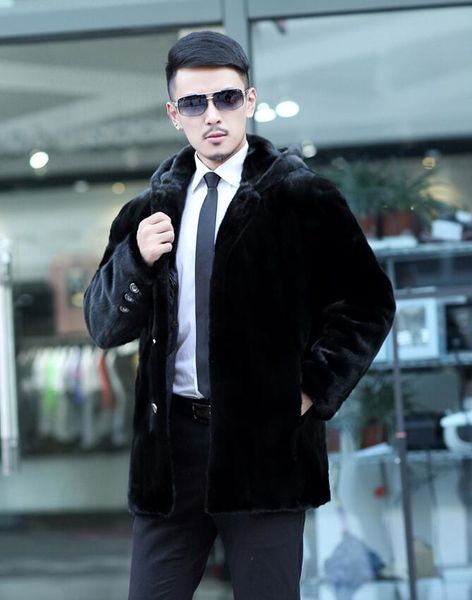 autumn faux mink leather jacket mens medium length clothes winter thicken warm fur leather coat men slim jackets hooded fashion, Black
autumn faux mink leather jacket mens medium length clothes winter thicken warm fur leather coat men slim jackets hooded fashion, Black