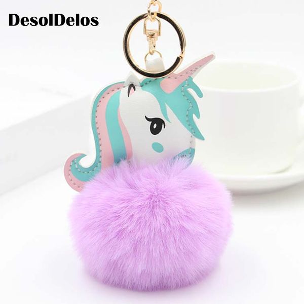 pom unicorn keychain fur ball horse key chain porte clef holder fluffy pompon bag car key ring for women accessories, Silver
pom unicorn keychain fur ball horse key chain porte clef holder fluffy pompon bag car key ring for women accessories, Silver