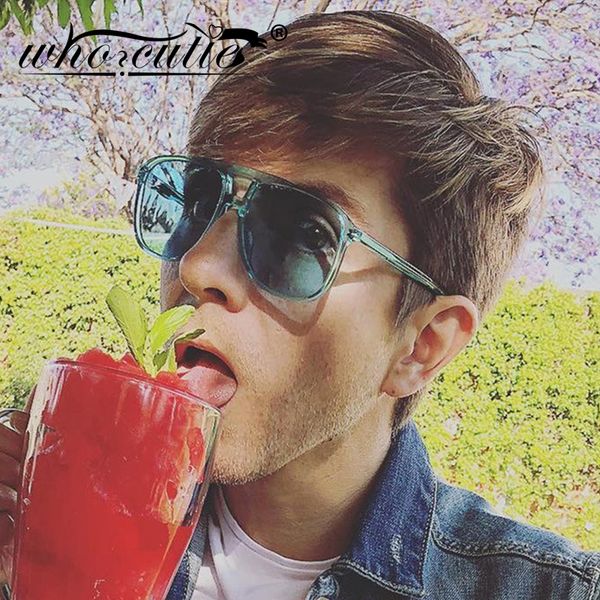 who cutie colorful transparent sunglasses men women 2018 brand designer aviation frame sun glasses female male clear shades s018, White;black
who cutie colorful transparent sunglasses men women 2018 brand designer aviation frame sun glasses female male clear shades s018, White;black