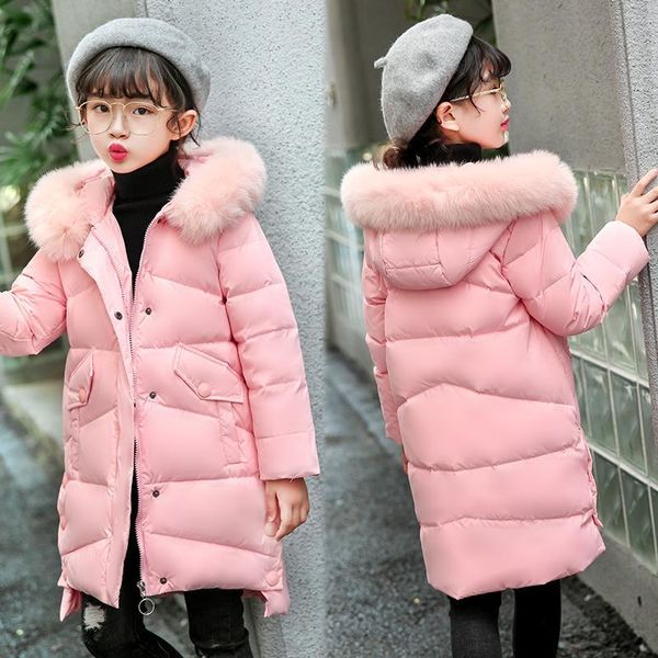 winter warm girl down jackets fashion long model children down parkas coat pink fur kids teenager thickening outerwear, Blue;gray
winter warm girl down jackets fashion long model children down parkas coat pink fur kids teenager thickening outerwear, Blue;gray