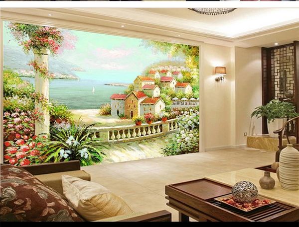 2019 3d wall paper home decor на заказ красивая приморская деревня пейзаж маслом фоне стены обои
2019 3d wall paper home decor на заказ красивая приморская деревня пейзаж маслом фоне стены обои
