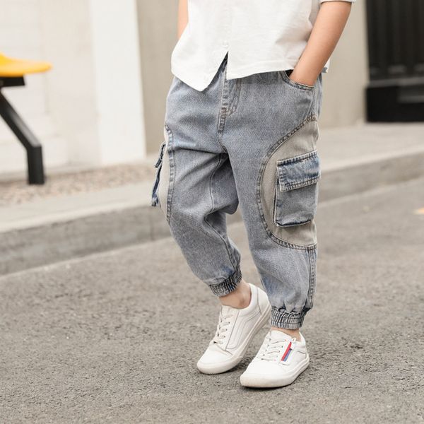 boys jeans patchwork children's jeans boy elastic waist for boys autumn children's clothes for 6 8 10 12 14, Blue
boys jeans patchwork children's jeans boy elastic waist for boys autumn children's clothes for 6 8 10 12 14, Blue