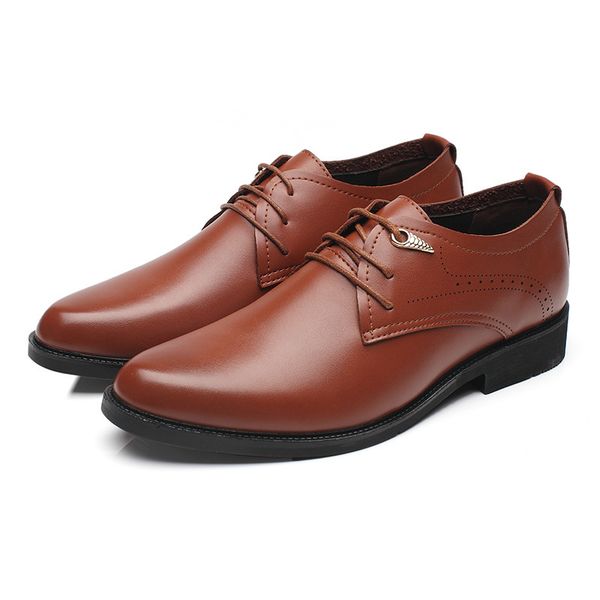 man leisure time correct dress male leather shoes man sharp concise to work in an office male leather shoes, Black
man leisure time correct dress male leather shoes man sharp concise to work in an office male leather shoes, Black
