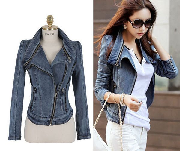 fast shipping fashion womens vintage denim jean slim fit lapel zip short jacket coat size s m xl ss -w26, Black;brown
fast shipping fashion womens vintage denim jean slim fit lapel zip short jacket coat size s m xl ss -w26, Black;brown