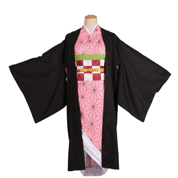 убийца демонов кимэцу но яиба камадо незуко униформа косплей, Black