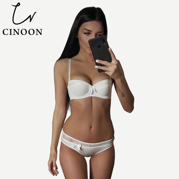 cinoon lingerie lace bra set push up underwear bow lingerie sets fashion women intimates 1/2 thin cup bra and panties, Red;black
cinoon lingerie lace bra set push up underwear bow lingerie sets fashion women intimates 1/2 thin cup bra and panties, Red;black