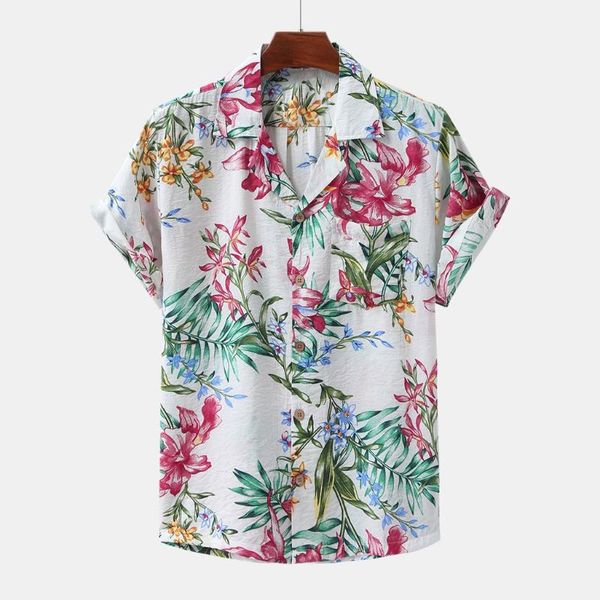 men's summer flowers casual loose cartoon print short sleeve shirt for men blouse hawaiian shirts camisa masculina oversized, White;black
men's summer flowers casual loose cartoon print short sleeve shirt for men blouse hawaiian shirts camisa masculina oversized, White;black
