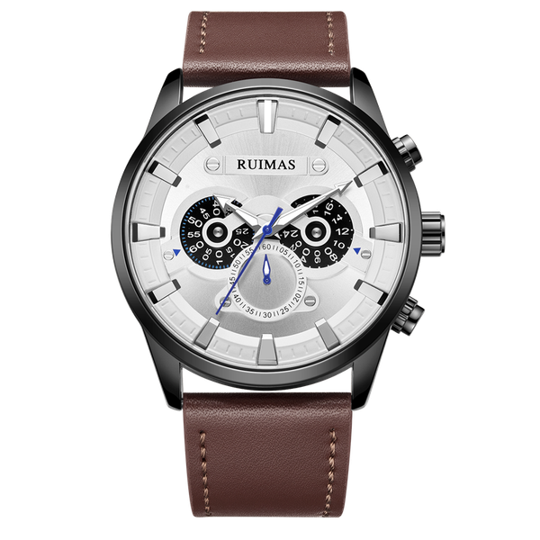 ruimas fashion classic men's roman number quartz electronic leather wrist watch wristwatch clock gift retro design gift, Slivery;brown
ruimas fashion classic men's roman number quartz electronic leather wrist watch wristwatch clock gift retro design gift, Slivery;brown