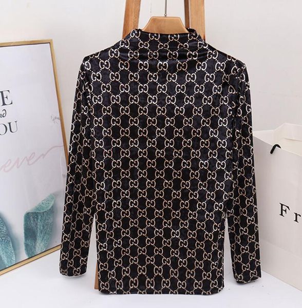 new semi-high turtleneck long-sleeved t-shirt female printed all-match slim bottoming shirt sweatshirt, Black;brown
new semi-high turtleneck long-sleeved t-shirt female printed all-match slim bottoming shirt sweatshirt, Black;brown