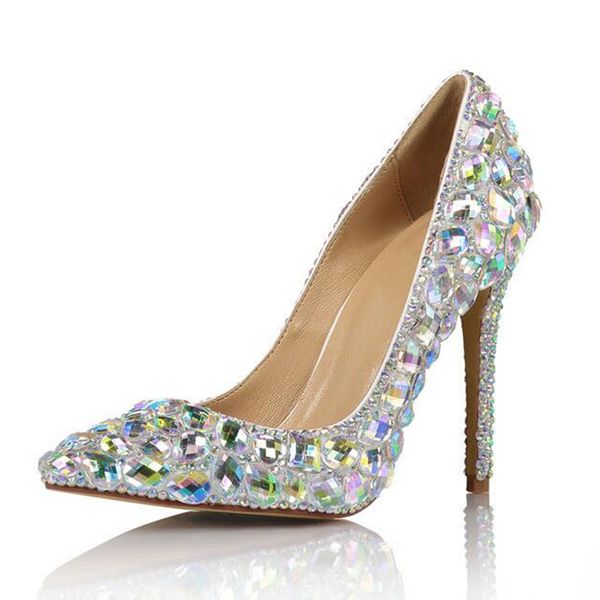 2019 genuine leather crystal bride wedding shoes fashion shoes for woman party dress high heels female 11cm pumps, Black
2019 genuine leather crystal bride wedding shoes fashion shoes for woman party dress high heels female 11cm pumps, Black