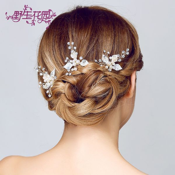 c105 pearl bride hair decorate hair insert crystal u type hairpin fork needle disc accessories wedding dress headwear, Golden;white
c105 pearl bride hair decorate hair insert crystal u type hairpin fork needle disc accessories wedding dress headwear, Golden;white
