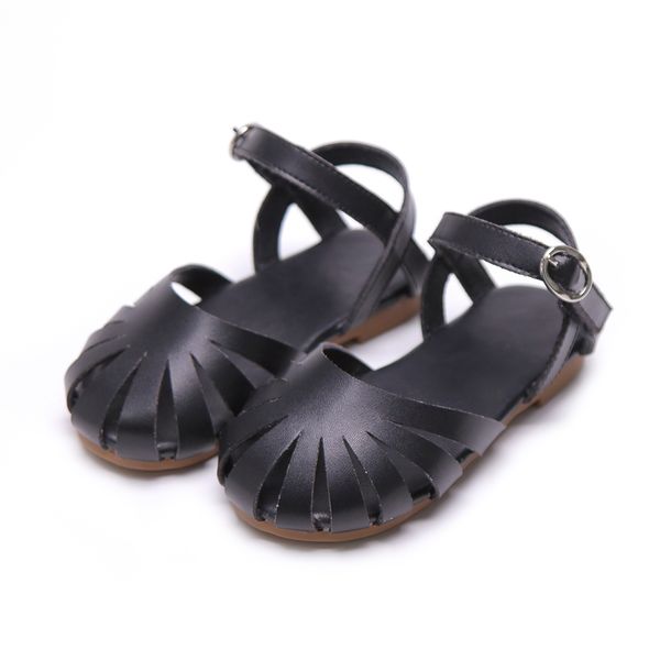 sandals solid color girls summer kids princess shoes cut-outs children soft bottom flat beach sgf073, Black;red
sandals solid color girls summer kids princess shoes cut-outs children soft bottom flat beach sgf073, Black;red