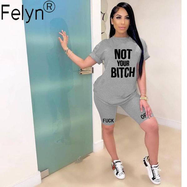 felyn 2020 two pieces playsuits letters print elastic o-neck summer casual sports rompers, Black;white
felyn 2020 two pieces playsuits letters print elastic o-neck summer casual sports rompers, Black;white
