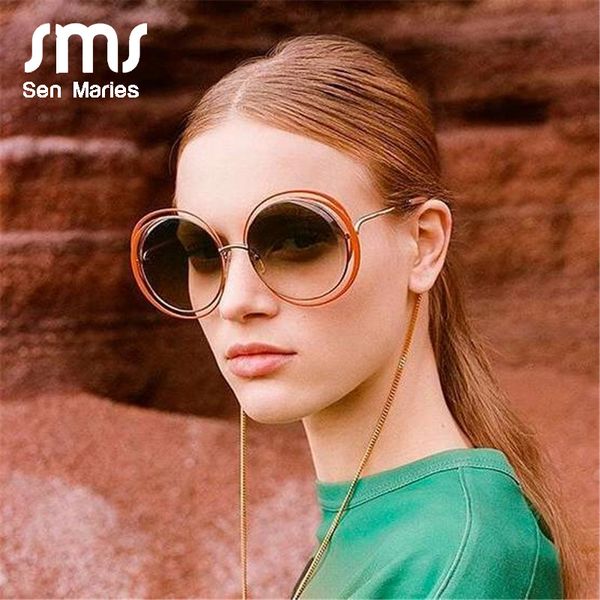 vintage gold round oversized frame sunglasses women brand retro multilayer sun glasses fashion men eyewear glasses uv400 oculos, Blue
vintage gold round oversized frame sunglasses women brand retro multilayer sun glasses fashion men eyewear glasses uv400 oculos, Blue