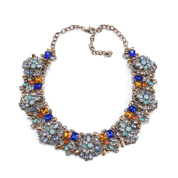 crystal large collar choker necklace women wedding bridal statement big bib necklace femme rhinestone for women, Golden;silver
crystal large collar choker necklace women wedding bridal statement big bib necklace femme rhinestone for women, Golden;silver