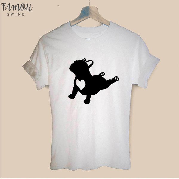 french bulldog pose pet animal summer style cooler t shirt cotton short sleeve funny woman t shirt tees female tshirt, White
french bulldog pose pet animal summer style cooler t shirt cotton short sleeve funny woman t shirt tees female tshirt, White