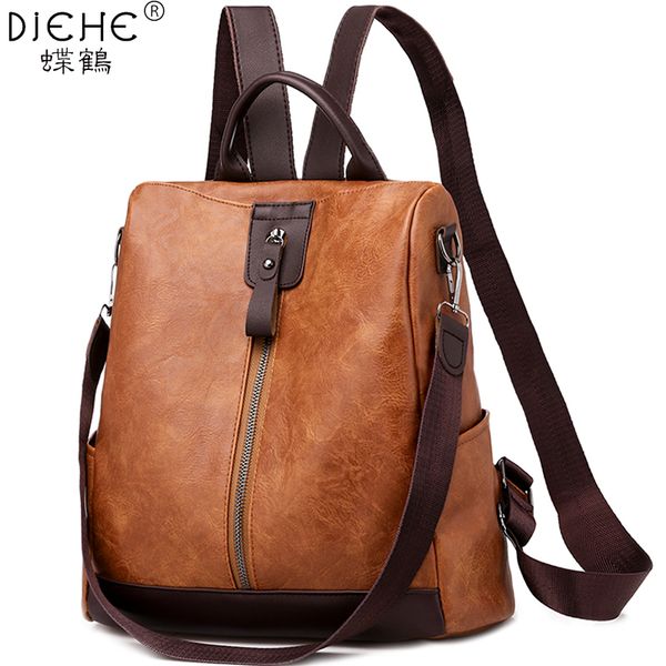 fashion women leather backpack female vintage backpack anti theft shoulder bag school bag bagpack for teenage girls
fashion women leather backpack female vintage backpack anti theft shoulder bag school bag bagpack for teenage girls