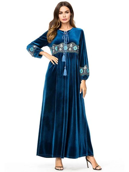 islamic clothing abaya dresses women muslim vintage velvet hijab dress long sleeve big swing a-line maxi dress kimono jubah robe, Black;gray
islamic clothing abaya dresses women muslim vintage velvet hijab dress long sleeve big swing a-line maxi dress kimono jubah robe, Black;gray