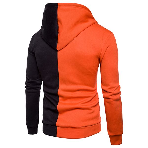 spring autumn men hoodie long sleeve full zip hooded sweatshirt hit color pockets casual outwear hd88, Black
spring autumn men hoodie long sleeve full zip hooded sweatshirt hit color pockets casual outwear hd88, Black