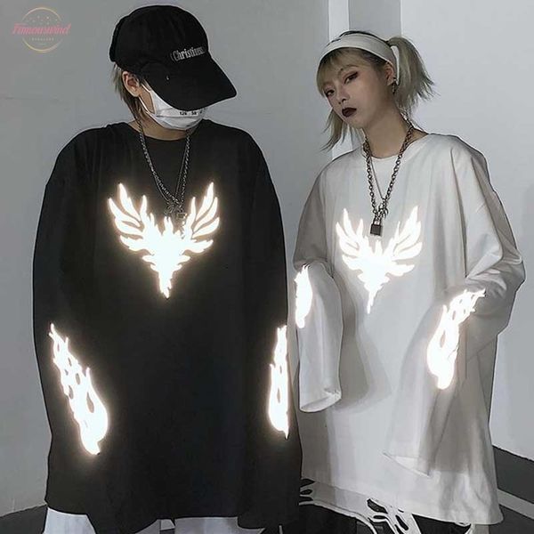 harajuku style 3m reflective print tee shirt autumn streetwear loose long sleeve o neck solid t shirt women men clothing, White
harajuku style 3m reflective print tee shirt autumn streetwear loose long sleeve o neck solid t shirt women men clothing, White