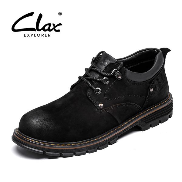 clax men boots genuine leather 2019 spring autumn walking footwear male casual boot leather shoe ankle boot work shoes, Black
clax men boots genuine leather 2019 spring autumn walking footwear male casual boot leather shoe ankle boot work shoes, Black