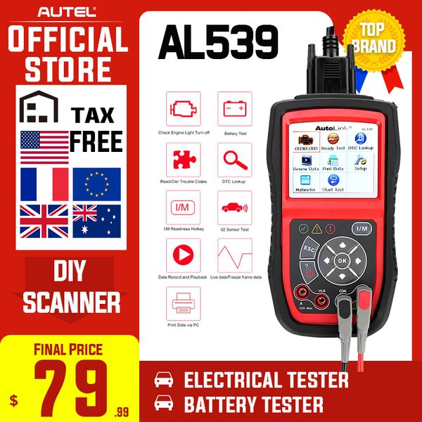 autel автоссылка al539 obdii и электрический тест инструмент автоматический сканер obd2 аль 539 интернет обновление цепи напряжения тестер з
autel автоссылка al539 obdii и электрический тест инструмент автоматический сканер obd2 аль 539 интернет обновление цепи напряжения тестер з