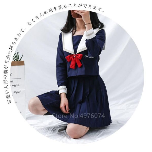 японский стиль женщины cosplay sailor юбка navy моряк костюмы колледж длинные короткие рукава бант девушка jk школа униформа наборы, White
японский стиль женщины cosplay sailor юбка navy моряк костюмы колледж длинные короткие рукава бант девушка jk школа униформа наборы, White