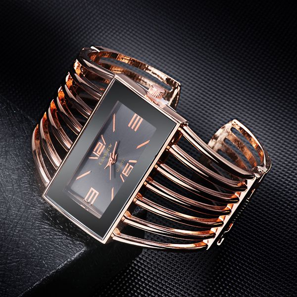 women's watch luxury fashion fashion rose gold bracelet watch relojes women's dress clock rectangular dial girl, Slivery;brown 
women's watch luxury fashion fashion rose gold bracelet watch relojes women's dress clock rectangular dial girl, Slivery;brown