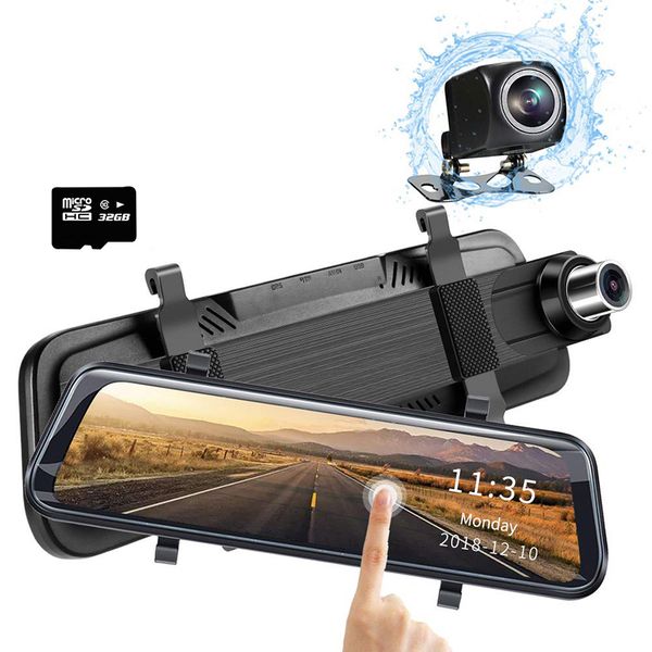 10 inch car dvr rear view mirror streaming media driving camcorders night vision 1080p dual lens video recorder with 32gb micro sd card
10 inch car dvr rear view mirror streaming media driving camcorders night vision 1080p dual lens video recorder with 32gb micro sd card
