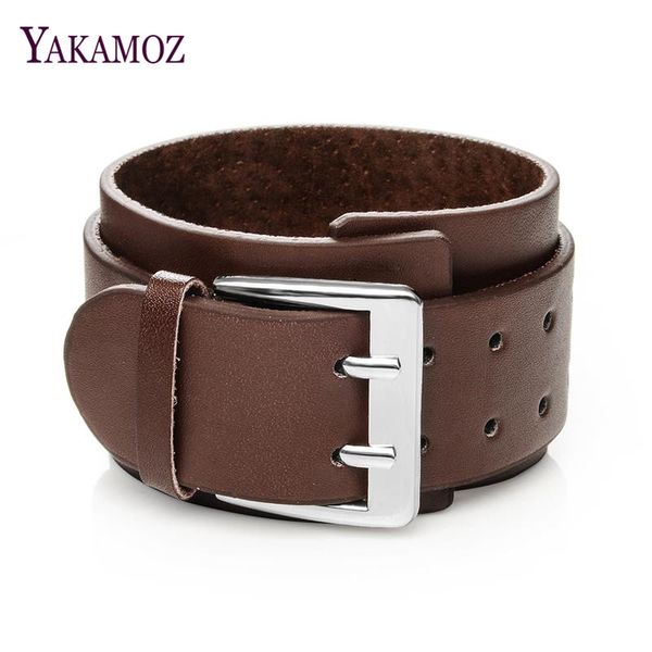yakamoz punk genuine leather wide cuff leather bracelet for men double layer male bracelet wristbands charm jewelry gifts, White
yakamoz punk genuine leather wide cuff leather bracelet for men double layer male bracelet wristbands charm jewelry gifts, White