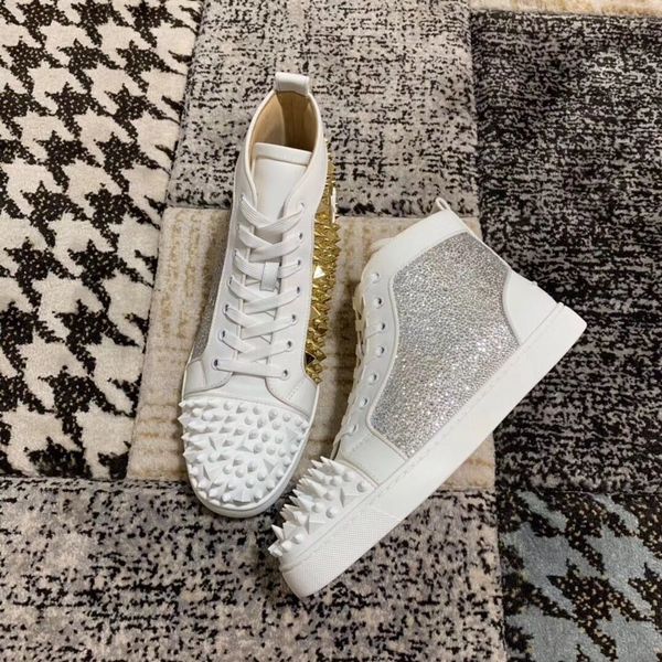 Известные Pik Pik Spikes Высокие кроссовки Обувь Rhinestone Повседневная ходьба Роскошные м
Известные Pik Pik Spikes Высокие кроссовки Обувь Rhinestone Повседневная ходьба Роскошные м